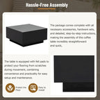 Square High Glossy Coffee Table