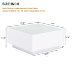 Square High Glossy Coffee Table