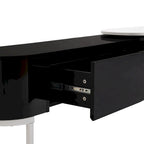 67.7 -76.4 Extendable TV Stand for TVs up to 75 Inches,Entertainment Center Media Console with 3 Drawers,Metal Adjustable Legs