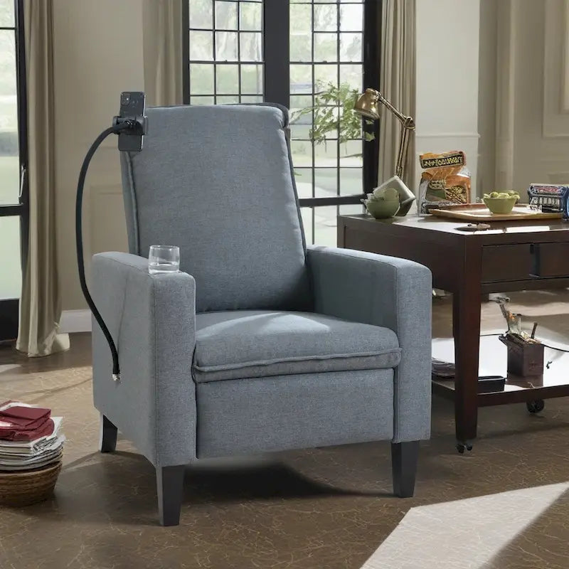 Mason Adjustable Recliner Sofa with Cup Holder and Convenient Storage