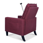 Adjustable Recliner Sofa with Cup Holder and Convenient Storage