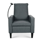 Adjustable Recliner Sofa with Cup Holder and Convenient Storage