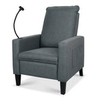 Adjustable Recliner Sofa with Cup Holder and Convenient Storage