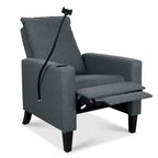 Adjustable Recliner Sofa with Cup Holder and Convenient Storage