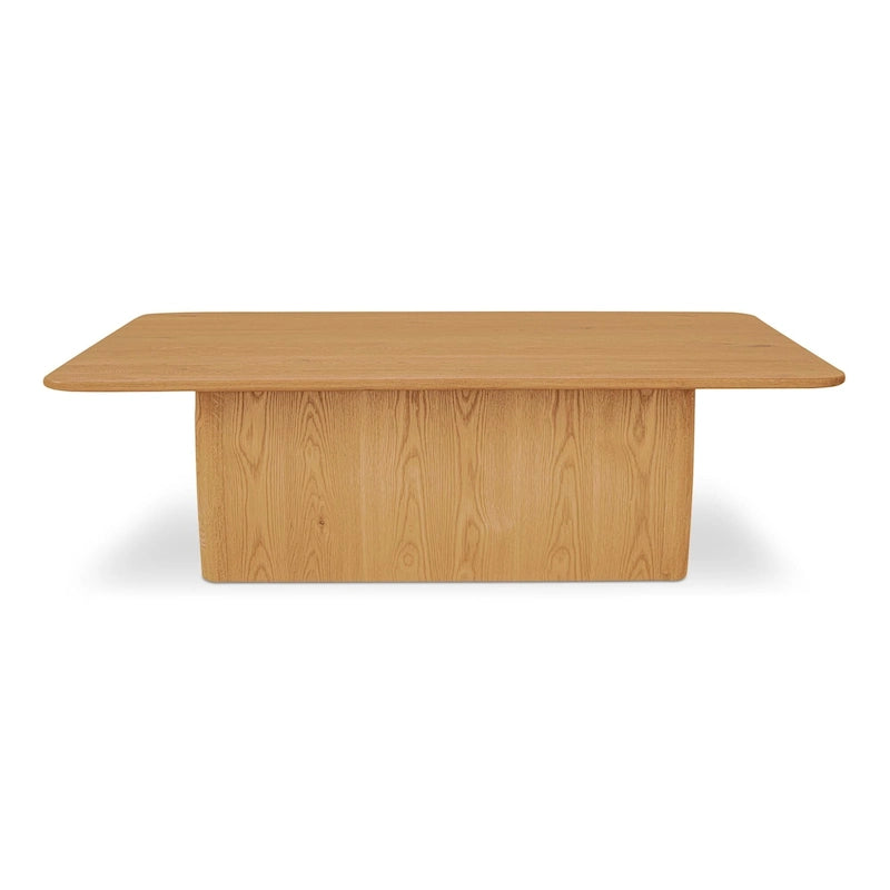 Rectangular Coffee Table With Round Corners - 55 W x36 D x17 H