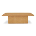Rectangular Coffee Table With Round Corners - 55 W x36 D x17 H