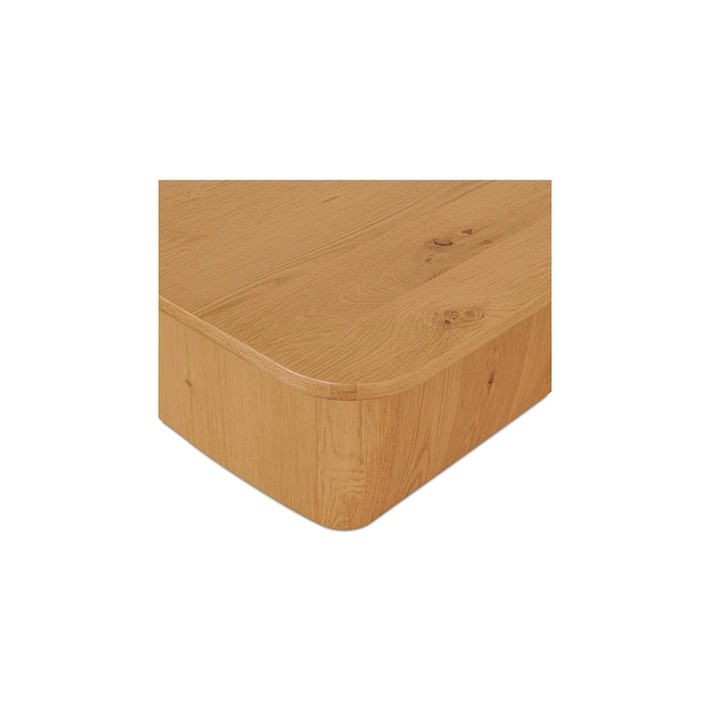 Rectangular Coffee Table With Round Corners - 55 W x36 D x17 H