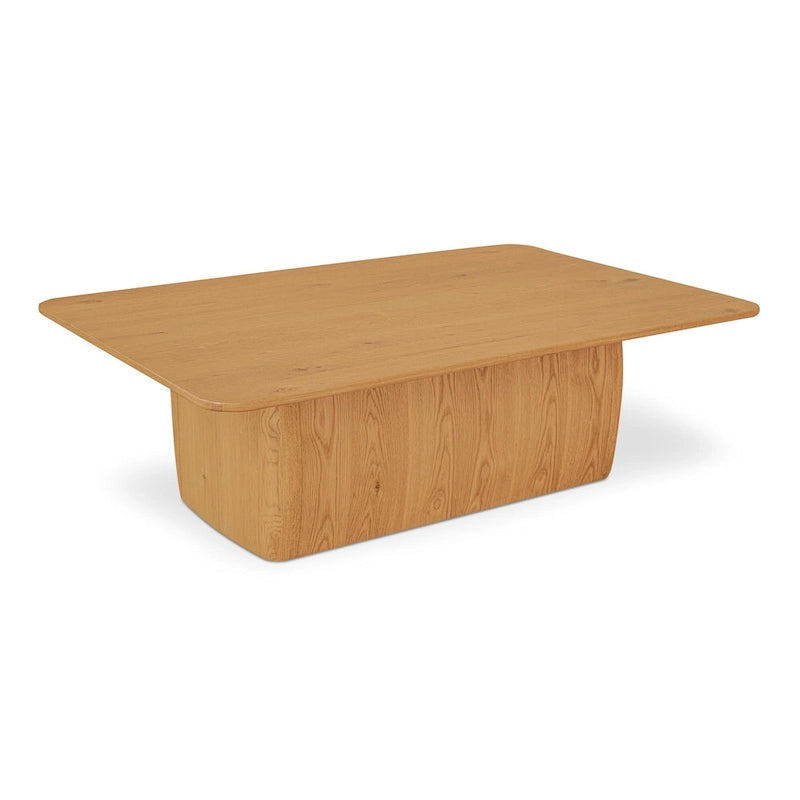 Rectangular Coffee Table With Round Corners - 55 W x36 D x17 H