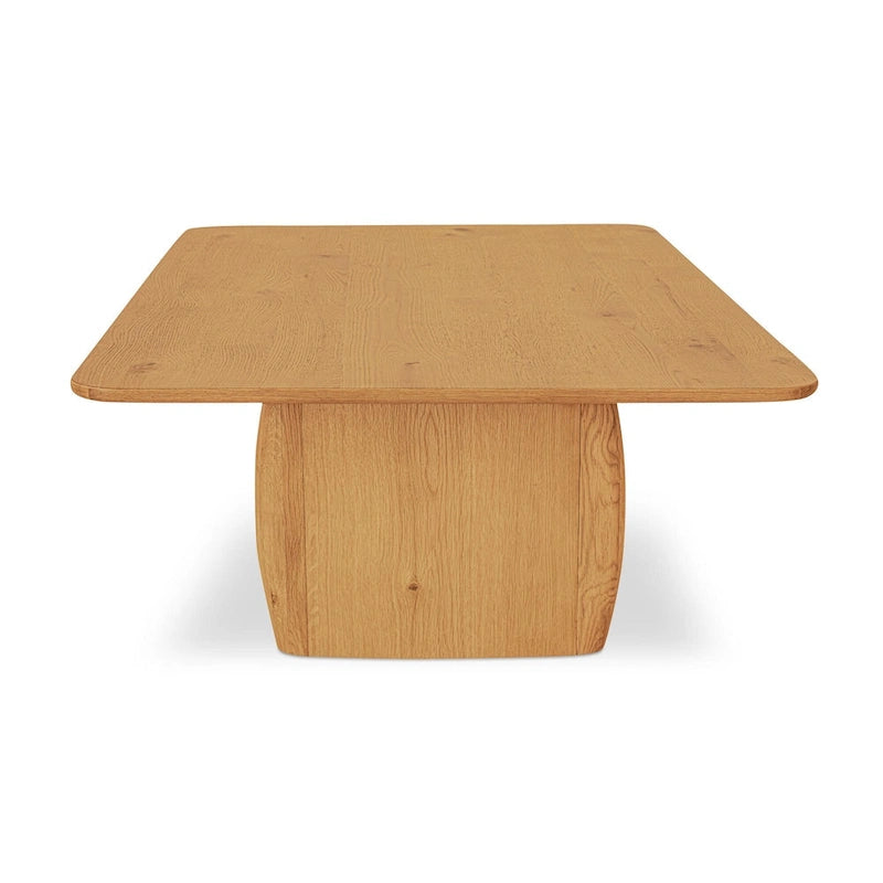 Rectangular Coffee Table With Round Corners - 55 W x36 D x17 H