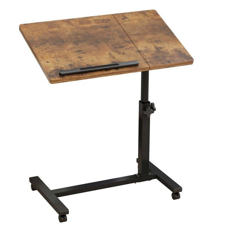 Wheels Height Adjustable Tray Table - 23.6 D x 15.9 W x 35 H