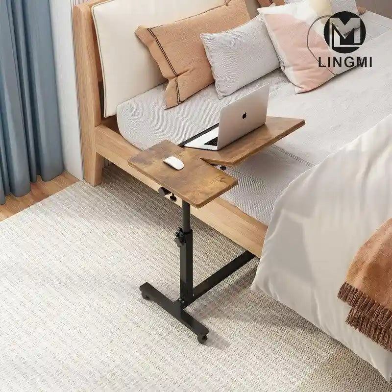 Wheels Height Adjustable Tray Table - 23.6 D x 15.9 W x 35 H