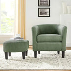 26.38  Corduroy Arm Chair with Ottoman
