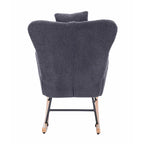 Teddy Upholstered Nursery Rocking Chair for Living Room Bedroom