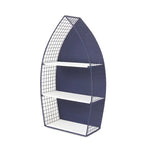 30.25  Blue Unique Caler Rowboat Large Wall Shelf