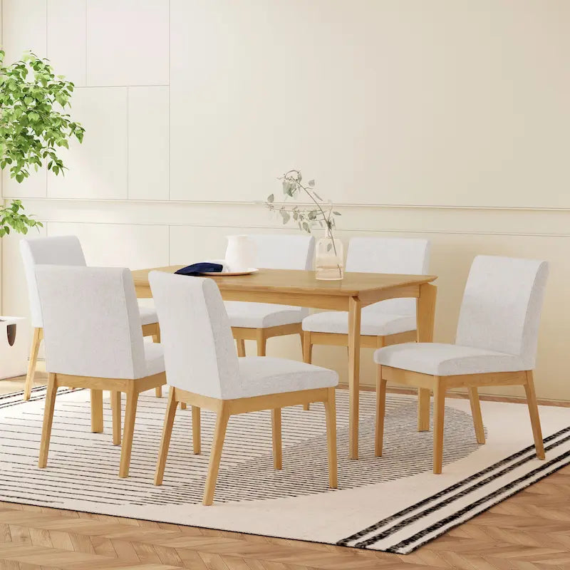 Atherton Wood 7 Piece Dining Set
