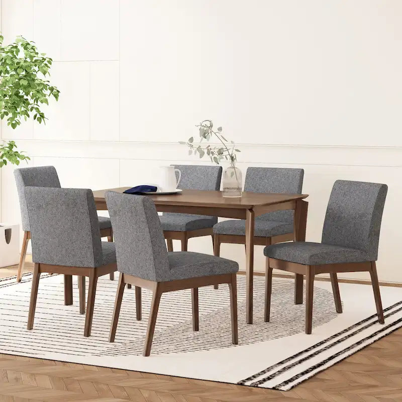 Wood 7 Piece Dining Set