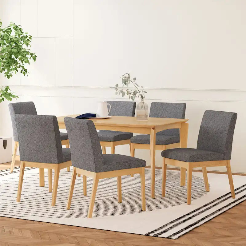 Wood 7 Piece Dining Set