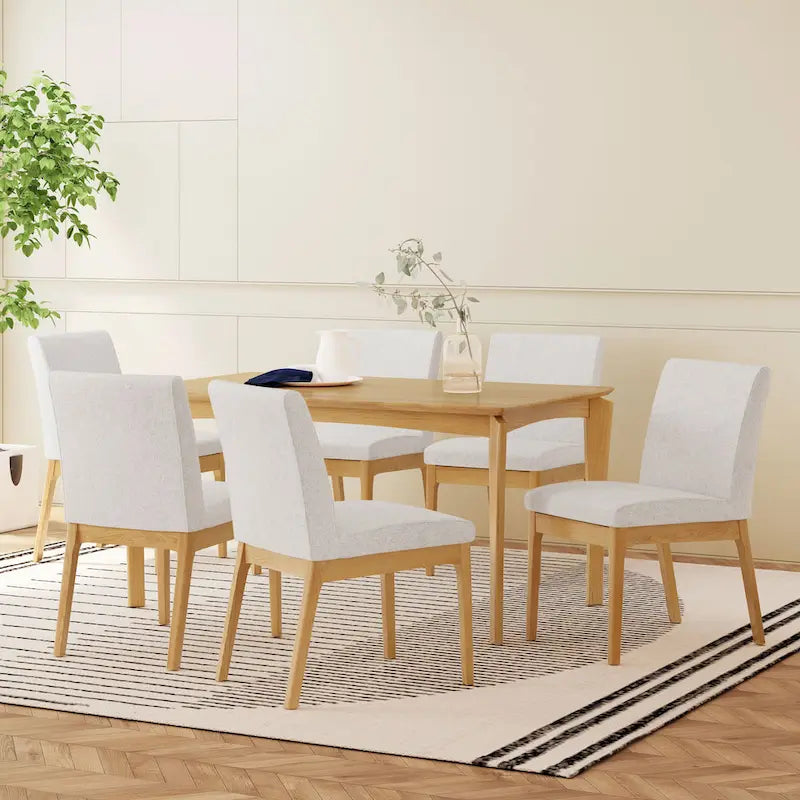 Wood 7 Piece Dining Set