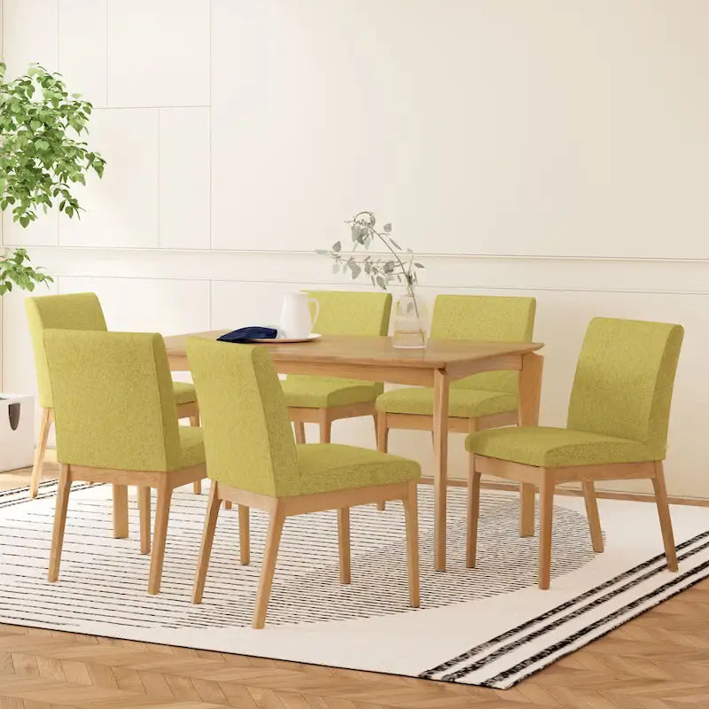 Wood 7 Piece Dining Set