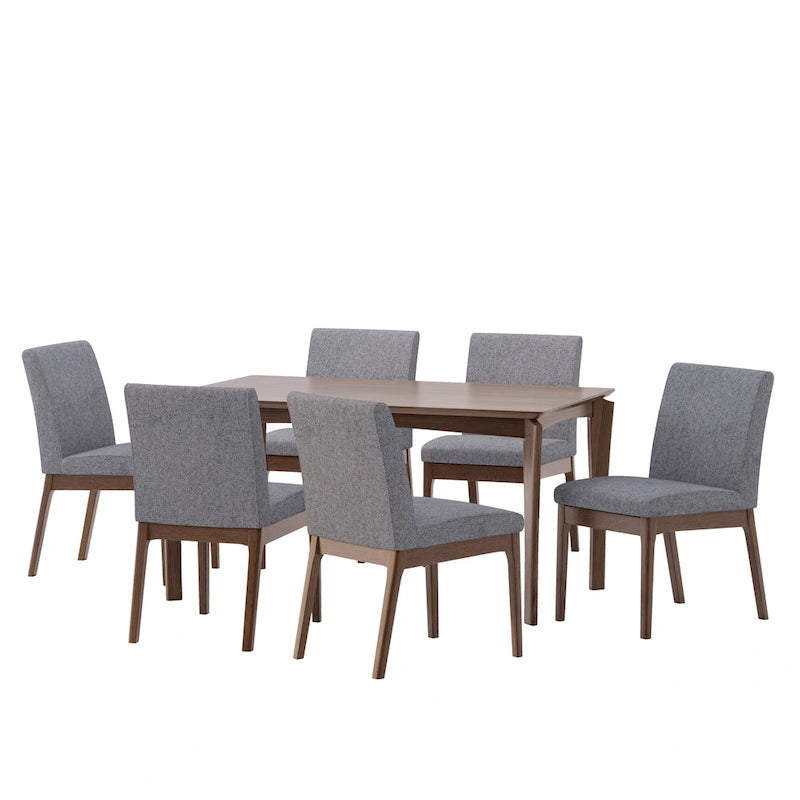 Wood 7 Piece Dining Set