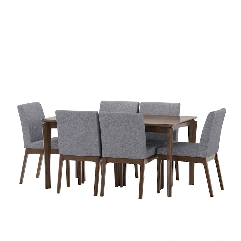 Wood 7 Piece Dining Set