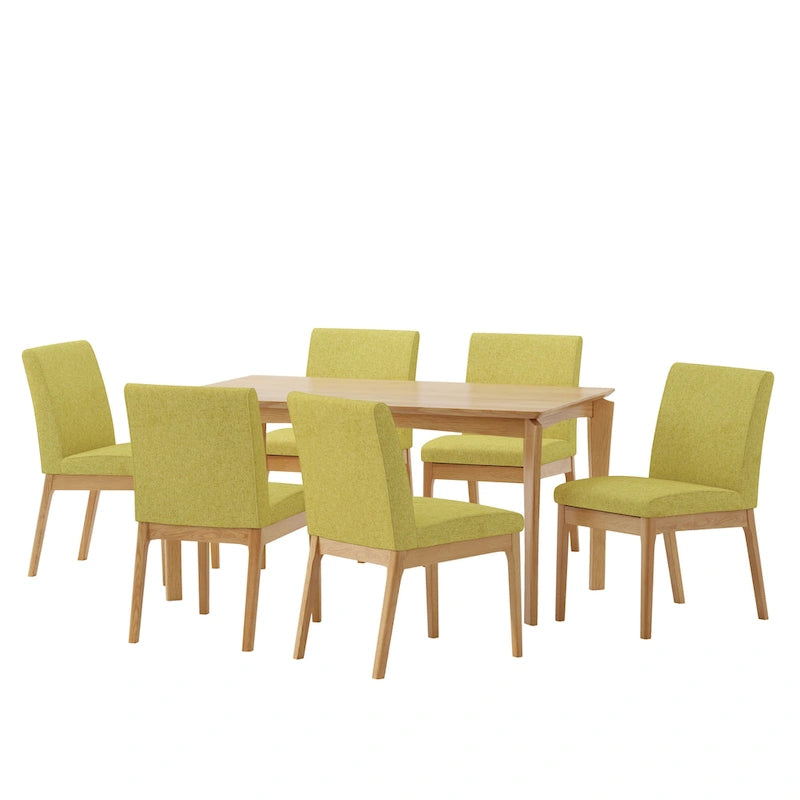 Wood 7 Piece Dining Set