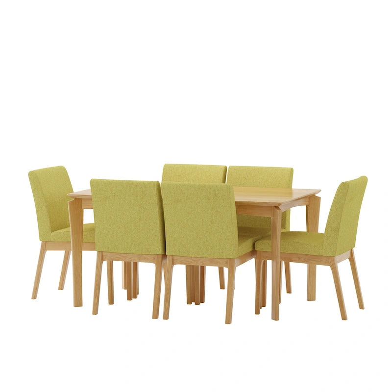 Wood 7 Piece Dining Set