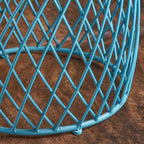 19-inch Round Lattice Side Table