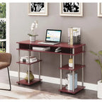 No Tools Student Desk with Shelves