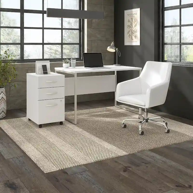 Hybrid 3 Drawer Mobile File Cabinet