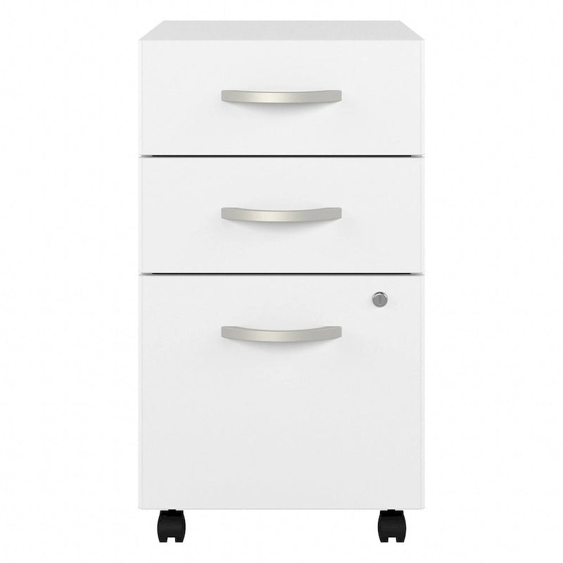 Hybrid 3 Drawer Mobile File Cabinet