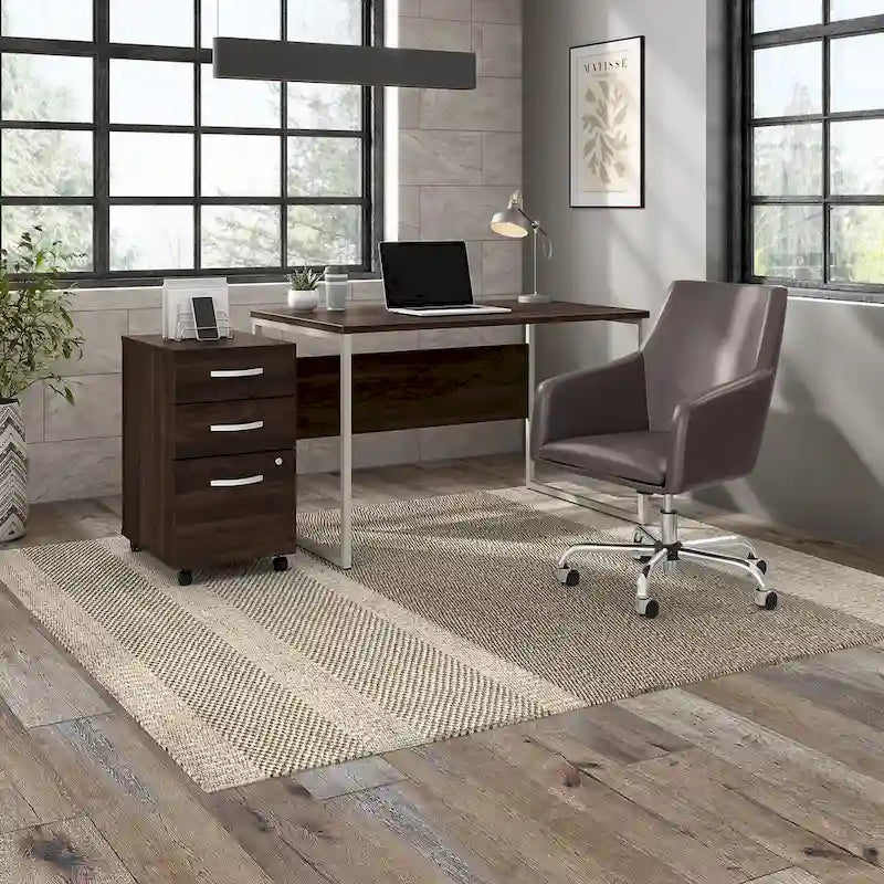 Hybrid 3 Drawer Mobile File Cabinet