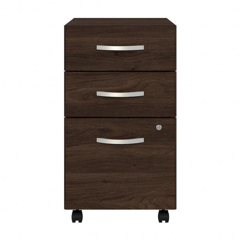 Hybrid 3 Drawer Mobile File Cabinet