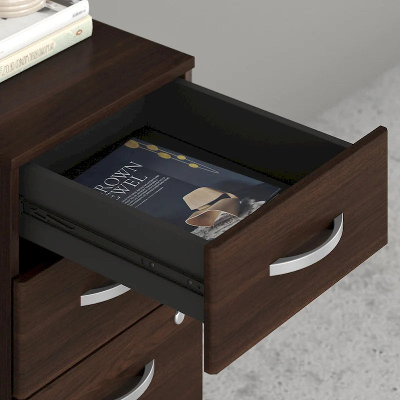 Hybrid 3 Drawer Mobile File Cabinet