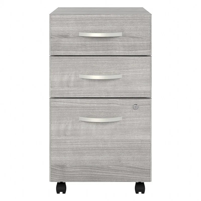 Hybrid 3 Drawer Mobile File Cabinet