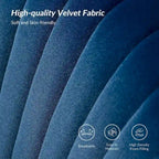 3 Piece High-Quality Velvet Fabric Living Room Set with Sturdy Legs