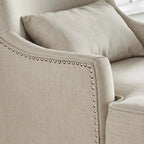 Highback Wing Lounge Chair with Footstool