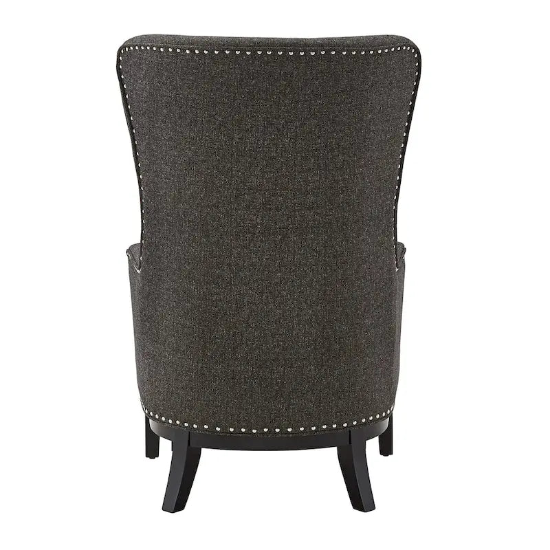 Highback Wing Lounge Chair with Footstool