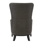 Highback Wing Lounge Chair with Footstool