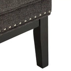 Highback Wing Lounge Chair with Footstool