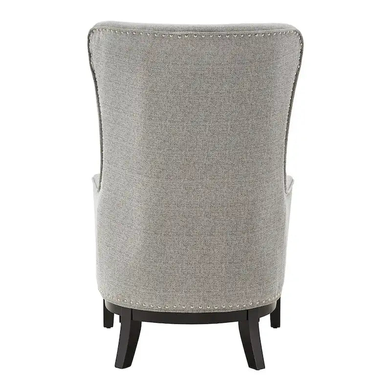 Highback Wing Lounge Chair with Footstool