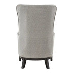 Highback Wing Lounge Chair with Footstool