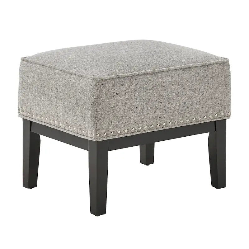 Highback Wing Lounge Chair with Footstool