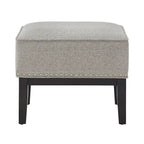 Highback Wing Lounge Chair with Footstool