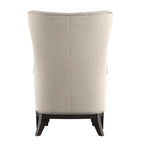 Highback Wing Lounge Chair with Footstool