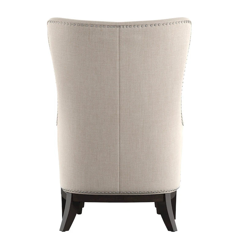 Highback Wing Lounge Chair with Footstool