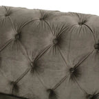 Modern Glam Tufted Velvet 3 Seater Sofa - 83.75  L x 34.50  W x 27.25  H