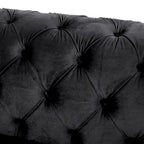 Modern Glam Tufted Velvet 3 Seater Sofa - 83.75  L x 34.50  W x 27.25  H