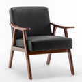 26.37  Wide Faux Leather Accent Chair