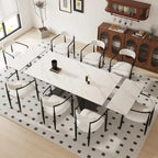 Extendable Sintered Stone Dining Table - 78-110 Inch